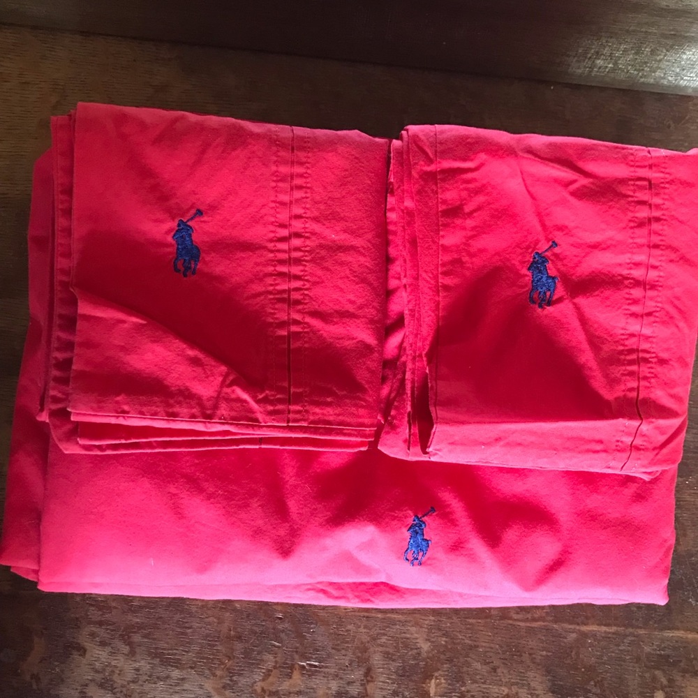 Ralph Lauren Polo Duvet Twin Bedding.